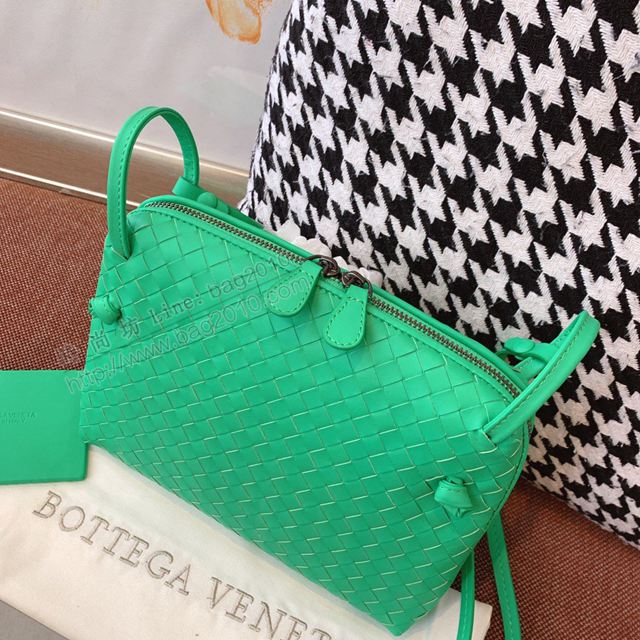 Bottega Veneta女包 寶緹嘉19新款編織胎皮郵差包 BV拉鏈繩結單肩斜挎女包 steny包  gxz1105
